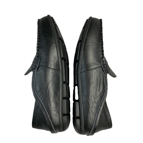 GO TOUR Men\'s 7 Premium Genuine Hand-made Black Leather Casual Slip-on Loafers main image 4